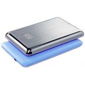 Внешний жесткий диск 2.5", 500Gb, 3Q Glaze Portable HDD External Blue/steeles USB 2.0 (3QHDD-U245-HL500) RTL ― Магазин сумок и аксессуаров для ноутбуков в Москве