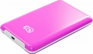 Внешний жесткий диск 2.5", 1Tb, 3Q USB 2.0  3QHDD-U2475 PS розовый ― Магазин сумок и аксессуаров для ноутбуков в Москве