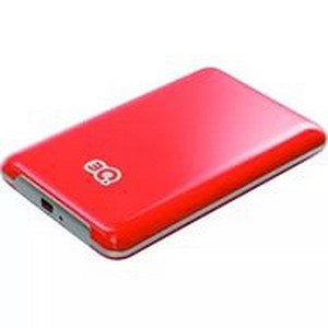 Внешний жесткий диск 2.5", 1Tb, 3Q USB 2.0  3QHDD-U2475 RS светло-красный ― Магазин сумок и аксессуаров для ноутбуков в Москве
