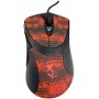 Мышь A4Tech XL-740K, USB (6 кн, 1 кл-кн) 3600dpi, Черный/Красный