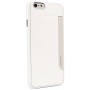 Чехол-накладка для iPhone 6 Ozaki O!coat 0.3+Pocket OC559WH, Пластик, Белый