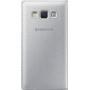 Чехол Samsung для Galaxy A3 Flip Cover, EF-FA300BSEGRU, Искусственная кожа, Silver, Серебристый
