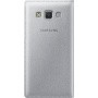 Чехол Samsung для Galaxy A5 S View A500, EF-CA500BSEGRU, Искусственная кожа, Silver, Серебристый