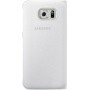 Чехол Samsung Flip Wallet EF-WG925PWEGRU для Samsung Galaxy S6 Edge, Полиуретан/Поликарбонат, Белый