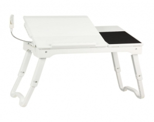 Раскладной столик для ноутбука Smart Bird PT-22, белый купить по низкой цене в Москве. Доставка.