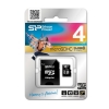 Карта памяти Silicon Power microSDHC 4Gb Class10 SP004GBSTH010V10-SP + adapter