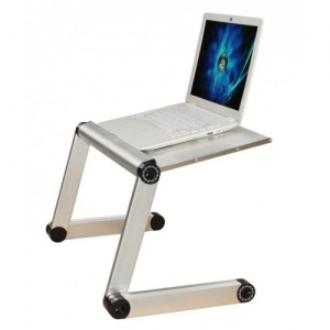 Раскладной столик для ноутбука Aili PT-50S, белый купить по низкой цене в Москве. Доставка.