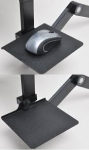 Раскладной столик для ноутбука Laptop table T8 (вентиляторы охлаждения + Mouse Pad), черный